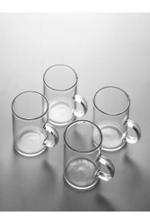 6 Adet Lüx Ince Ateşe Dayanıklı Borosilikat Cam Kupa Bardak 6'lı Kupa Bardak Seti 190 ml Bls-brd-280 BLS-BRD-280 - Balsa Grup