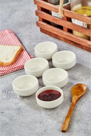 6 cm Porzellan-Set mit 6 Joker Mini-Marmeladen- und Saucenschalen KSY789 - Baroness