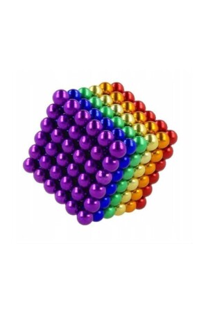 6 Color 5mm 216Pcs Neocube Neodymium Magnet Cube Magic Magnetic Balls - Can Oyuncak