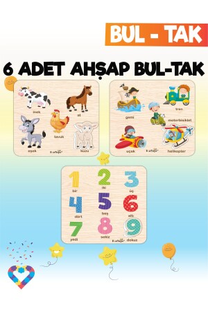 6 Educational Find-Plug Toys - Esatoys