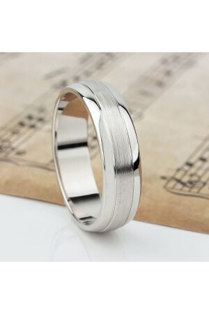 6 mm Herren-Ehering aus Silber - Deren Gümüş