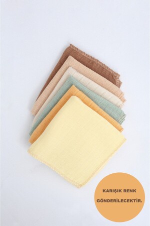 6 Pack Muslin Mouth Wipes, Sweat Cloth Double Layer Sewn TYC00734551377 - LUCKKA