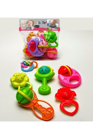 6 Pcs Rattle Set For Babies - Safe Use çing66 - Schmülzer