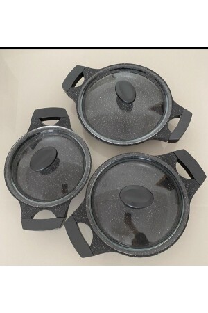 6 Piece 3-Piece Pan Set Thermoad 6-Piece 3-Piece Pan Set - ThermoAD