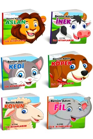 6-Piece Animals My First Books My Educational Books Set 0-3 Years Old - Avda