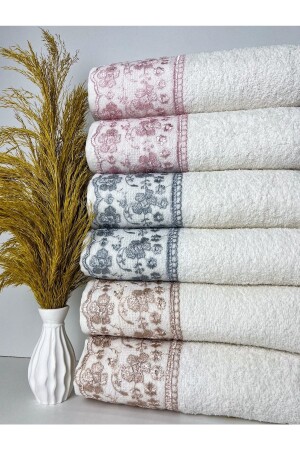 6-Piece Guipure Dowry Box 50x90 Hand and Face Towel *GUIPURE*6*LI* - AYHANHOME