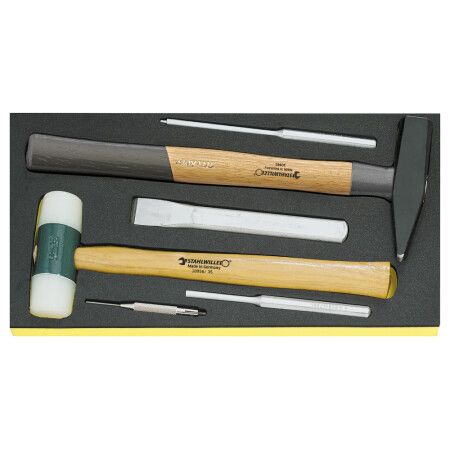 6-piece hammer and chisel set STAHLWILLE 102-109/10956/10960 - Stahlwille
