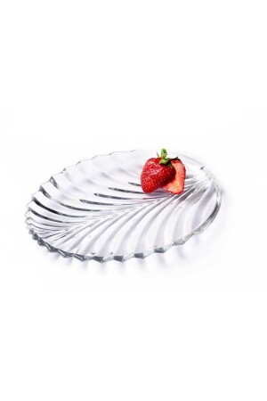 6-Piece Herringbone Embroidered Cake Plate TYC00602794306 - KAVEH