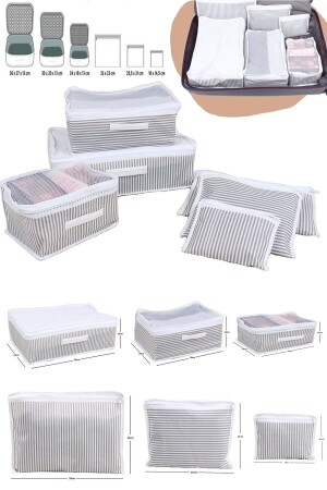 6 Piece Hospital Exit Birth Bag Multi-Useful Organizer - Esti