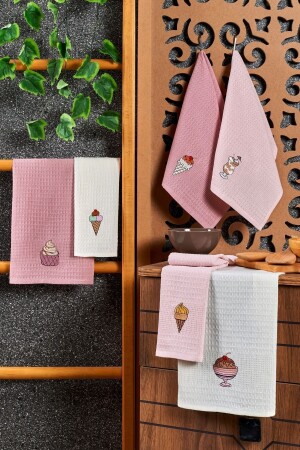 6 Piece Kitchen Towel Ice Cream Set 40x60 - Casnack