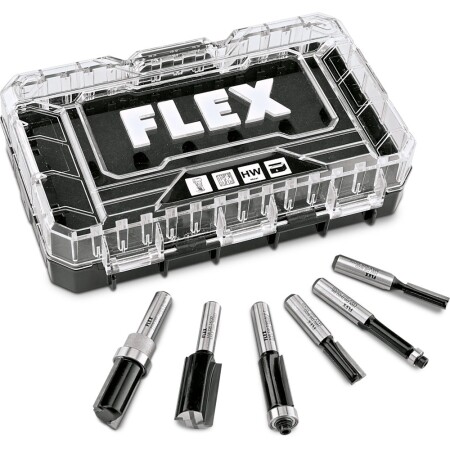 6-piece milling cutter set FLEX CER Bit Set2 - FLEX Accessories