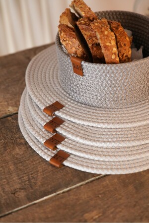 6-Piece Placemat And Bread Basket - Nays Home