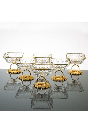 6 PIECE RING METAL FOOT DELIGHT DELIGHT SQUARE Krn - Aymin Kristal