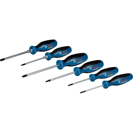 6-piece screwdriver set BOSCH SL/PH/TX/PZ - Bosch