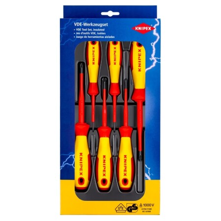 6-piece screwdriver set KNIPEX VDE PH/PZ - Knipex