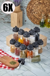 6-Piece Spice Jar Set with Spoon TYC00705377425 - vipgross