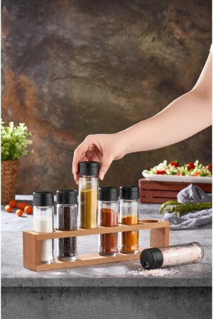 6-Piece Spice Set nero 6 - woodsy