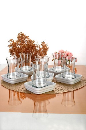 6 Piece Square Tea Plate EVMSPTE9997 - EvimSepette