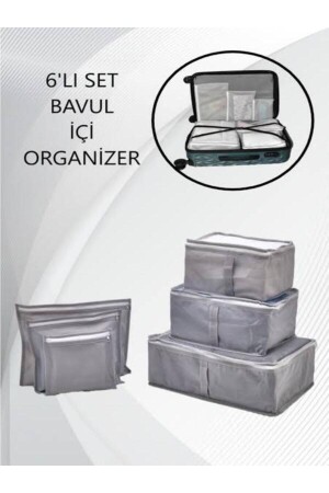 6-Piece Suitcase Organizer Mesh Set - Maternity Bag Set - Hersteller