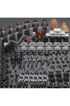 6-Piece Swat Soldier Set All Accessories in the Image Are Included REEERT - marimari