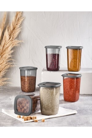 6 Pieces 1200ml Vipahmet Beach Storage Container 61200KMSLFM - Vip Ahmet