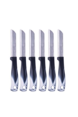 6 Pieces Black-white Serrated Fruit And Vegetable Knife TYC00174715749 - Solingen