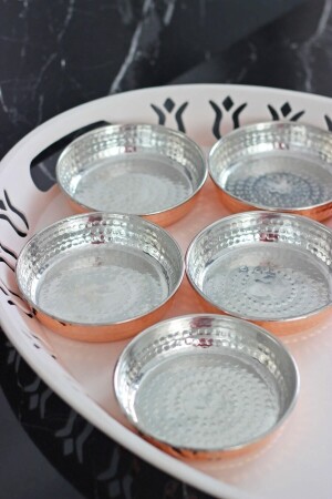 6 Pieces Copper Snack Bowl, Breakfast, Jam, Sauce Bowl, Appetizer Bowl PRA-6763566-1817 - KAVELE
