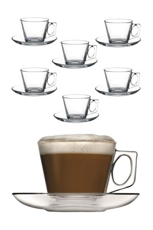 6 Pieces Luxury Vela Coffee Cup Tea Cup Set 195cc Ask-pb97302 TYC00061660643 - Genel Markalar