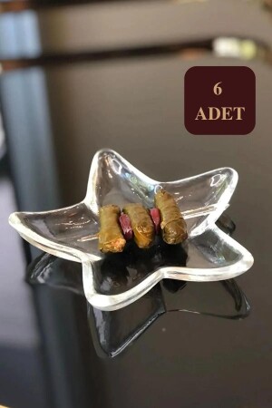 6 Pieces Star Sauce Bowl Snack Bowl Presentation Bowl Glass 15 Cm Set TYC00721928706 - Heritage