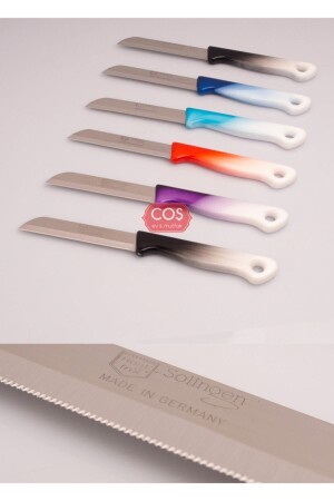 6 Serrated Fruit and Vegetable Knives - Solingen