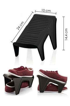 6 Shoe Organizer Ramp - Meleni Home