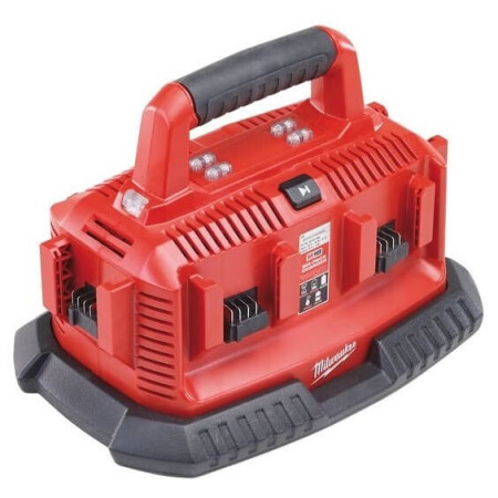 6-Steckplatz-Akkuladegerät MILWAUKEE M1418 C6 - Milwaukee