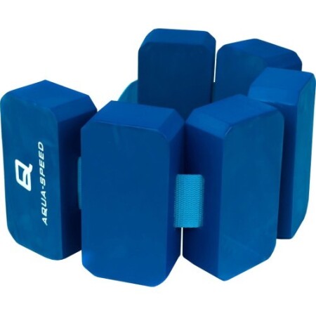 6-teiliger Schwimmgürtel Aquaspeed, blau - Aqua-Speed