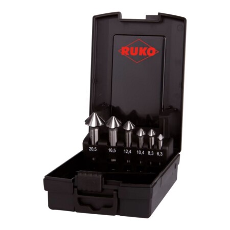 6-teiliges Senker-Set RUKO HSS 4S 6,3–20,5 mm - Ruko