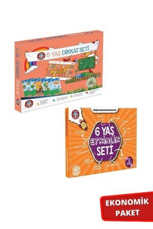 6 Year Old Attention And 6 Year Old Activity Set Double Pack - Çocuk Akademi