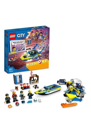 (مينز-60355 مدينة - شرطة المياه المحققين - 278 قطعة - +6 سنوات - Lego