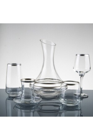 61 Piece Silver Water Set for 12 People P72S5109 - sudeka
