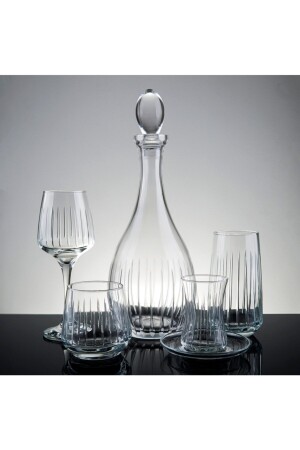 61 Pieces Hand Decorated Cutting Water Set for 12 Persons History Plain baroque-89 - Barok