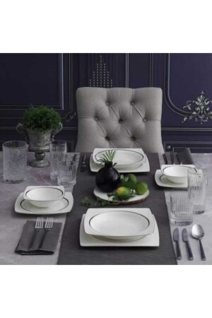 62 Piece Dinner Set Gbscr62kyt226 - Güral Porselen