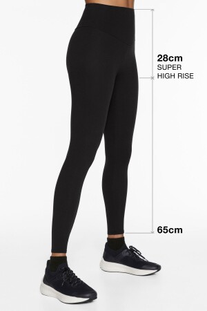65 Cm Comfortlux Super High Rise Ankle Length Tights - Oysho