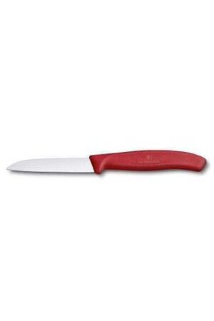 6.7401 Swissclassic 8cm Düz Soyma Bıçağı Kırmızı 5553 - VICTORINOX