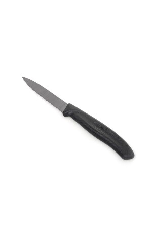 67633 Serrated Paring Knife - Black - 8 Cm EVIDEA8265 - VICTORINOX
