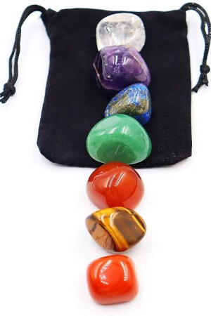 7 Chakra (Healing for Self-Confidence and Courage) Natural Stone Set - Nbs Beautiful Naturel Stones