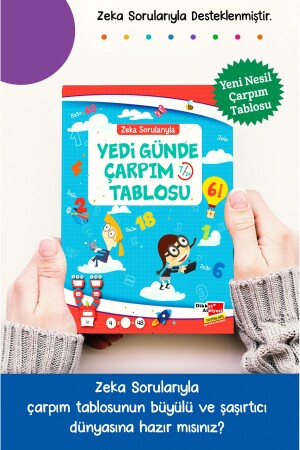 7 Günde Çarpım Tablosu Kitabı - Dikkat Atölyesi Yayınları