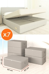 7 Pcs Bed Base And Sofa Bed Type Storage Bag 64 X 45 - She Berrak