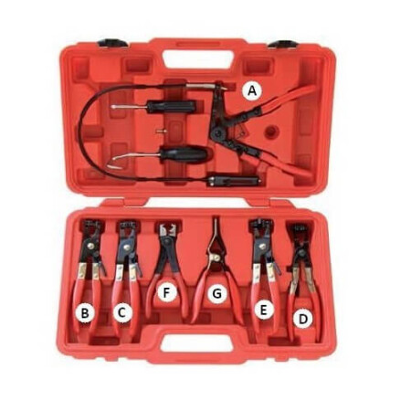7-piece hose stripping pliers set SPIN - Spin