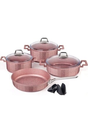 7 Piece New Model Cast Granite Cookware Set K-530 - Özkent