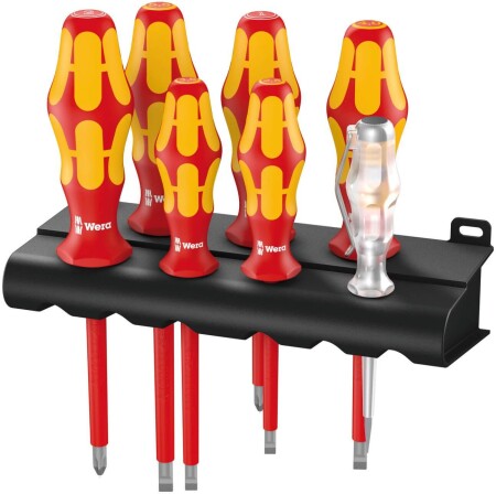 7-piece screwdriver set for electricians WERA 160i/7 - Wera