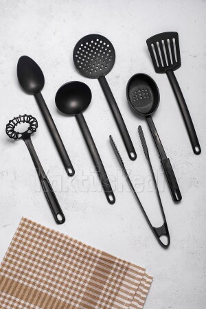 7 Piece Teflon Food Preparation and Serving Set 7480000717343 - KaktüsKedi