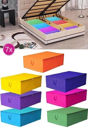 7 Pieces - Base And Sofa Bed Type Storage Bag 64 X 45 X 22 Cm EST226637 - ESTİ